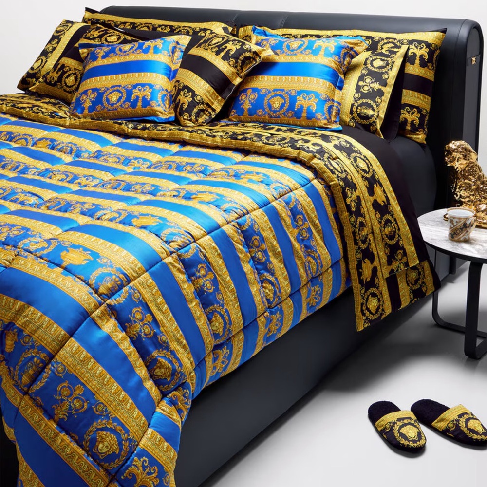 Versace Home 100% Silk Comforter Authentic